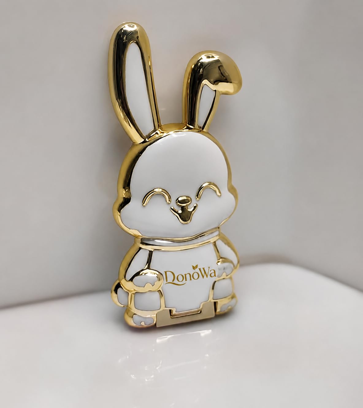 Cute Bunny Sticky Phone Holder | Foldable Mobile Phone Grip Stand | Adjustable Kickstand for Secure One-Hand Use | Cute Rabbit Design(Pack of 1,Multicolor)-image-8
