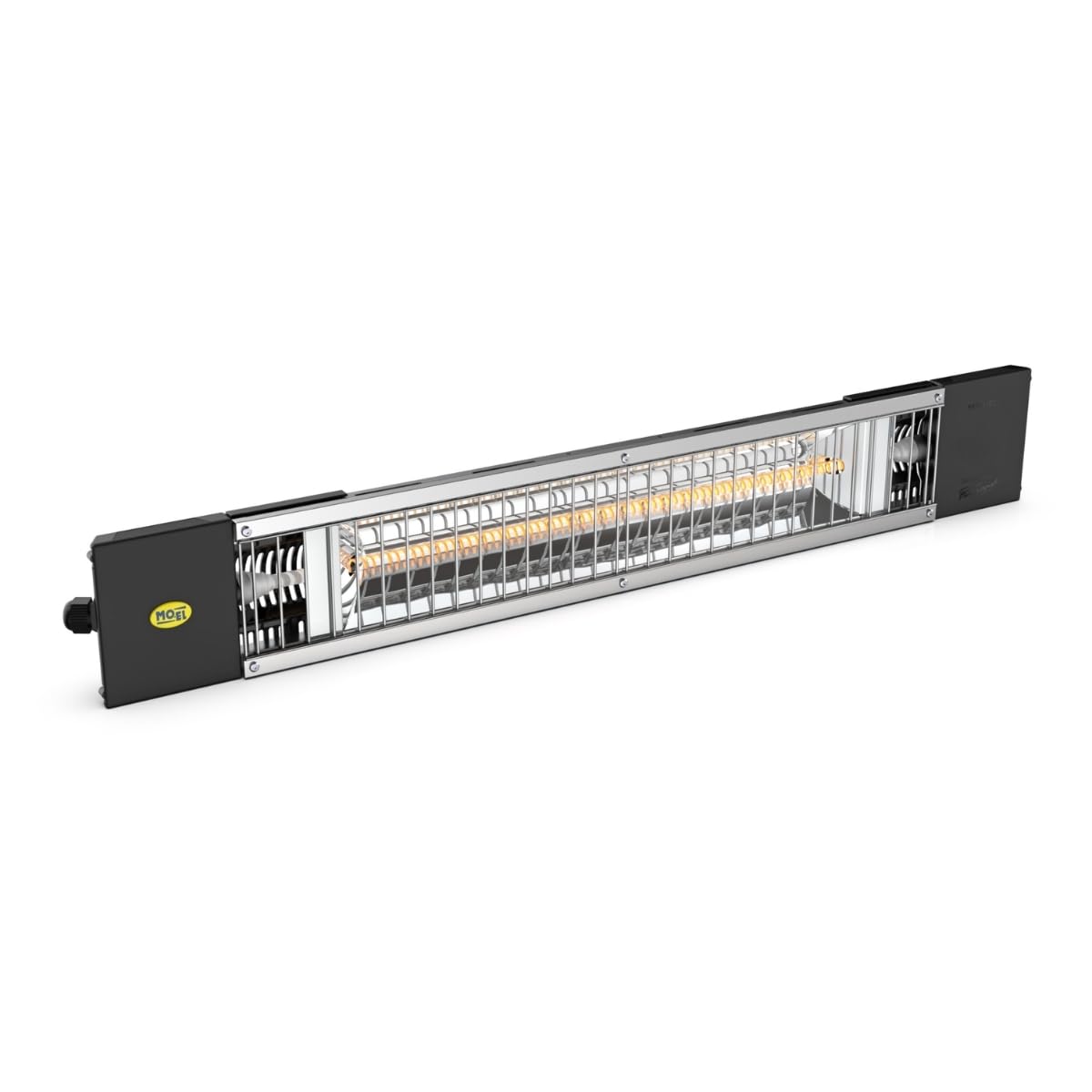 Lampada Riscaldatore Iris 1800W infrarossi onde corte con supporto a muro e catene (867NP)