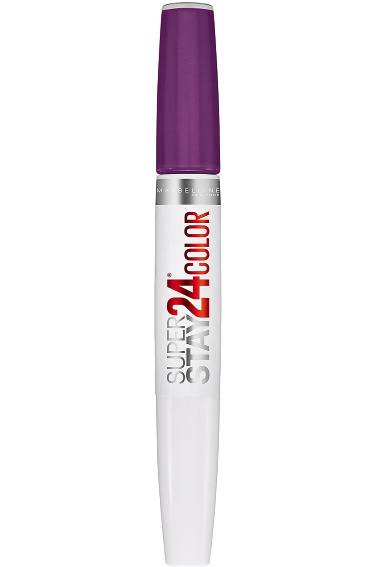 New York Superstay 24, 2-step Lipcolor, All Day Plum,0.64 Fl Oz (Pack of 1),041554494990-1a