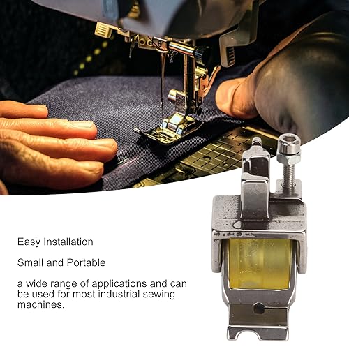 Pie prensatelas con rueda de goma para máquina industrial miniatura 3
