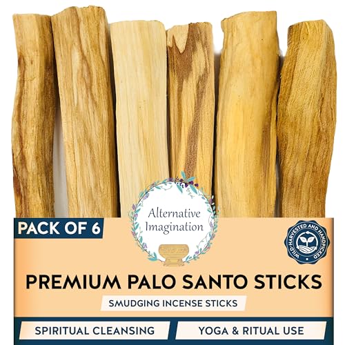 Palo Santo Sticks - Incense Sticks for Spiritual Cleansing, Stress Relief, Meditation Accessories,...