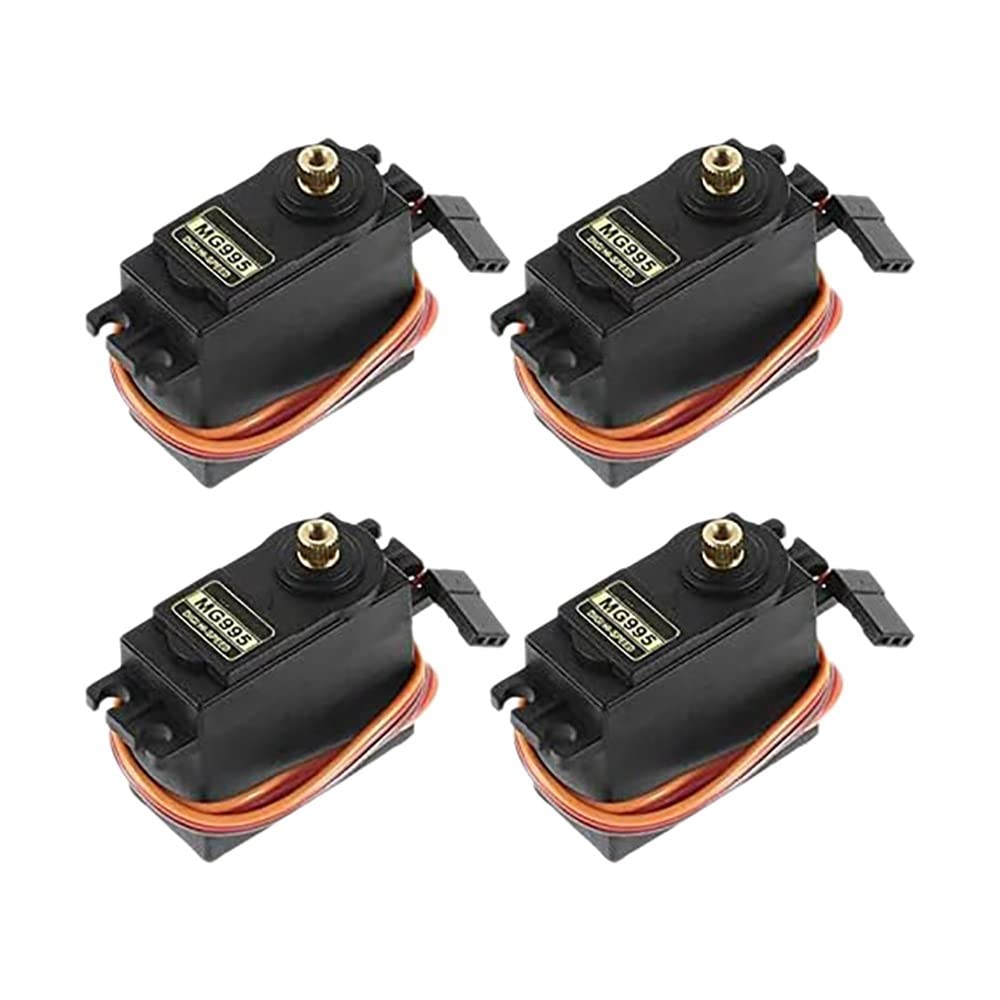 Littimoon 4PCS Servo Motor for Control Angle180 Metal Gear Servo 20KG Digital High Speed Torque Servo Motor for Smart Car Robot
