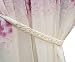 Shinywear Set of 2 Vintage Natural White Cotton Knited Weave Curtain Ropes Drapery Tieback 26"Long
