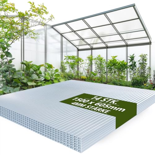 Plaque polycarbonate alvéolaire 4mm double paroi transparente