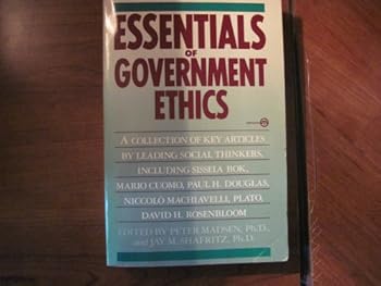 Paperback Essentials of Government Ethics Book