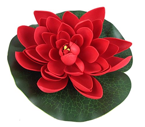 Fiore artificiale galleggiante, giglio d'acqua