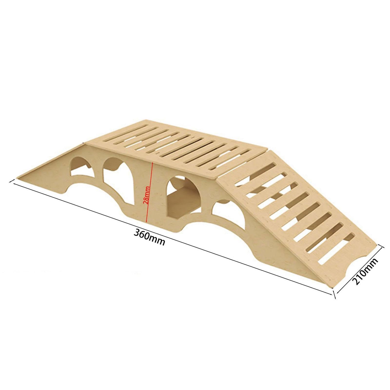 Ostacoli in Legno per Modellismo RC, Ostacoli Realistici per Simulazione, Strumento Fai da Te, Idea Regalo, Accessori per Modelli 1/18, 1/30, SCX30, S, Pendio Ripido