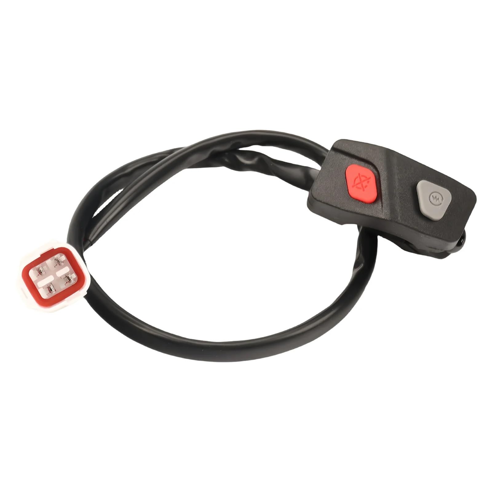Ersatzschalter Motorrad Passend für TE FE TX FX EXC-F XCW Motorrad Flameout Stop Horn Kill Switch Lights Button(Set)