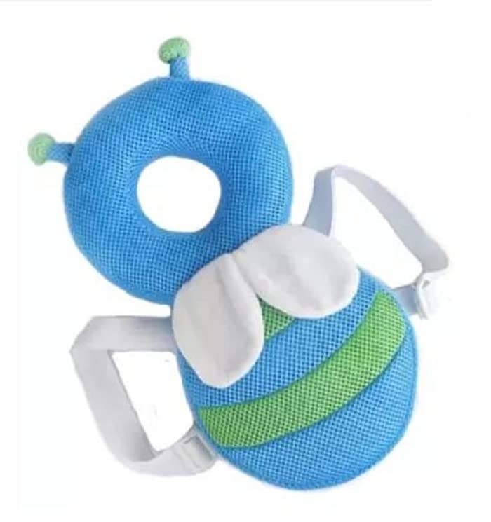 Round Baby Head Guard Takiya | Soft Headback Cushion for Babies | Everyday Infant Head Support | Blue Color-image-30