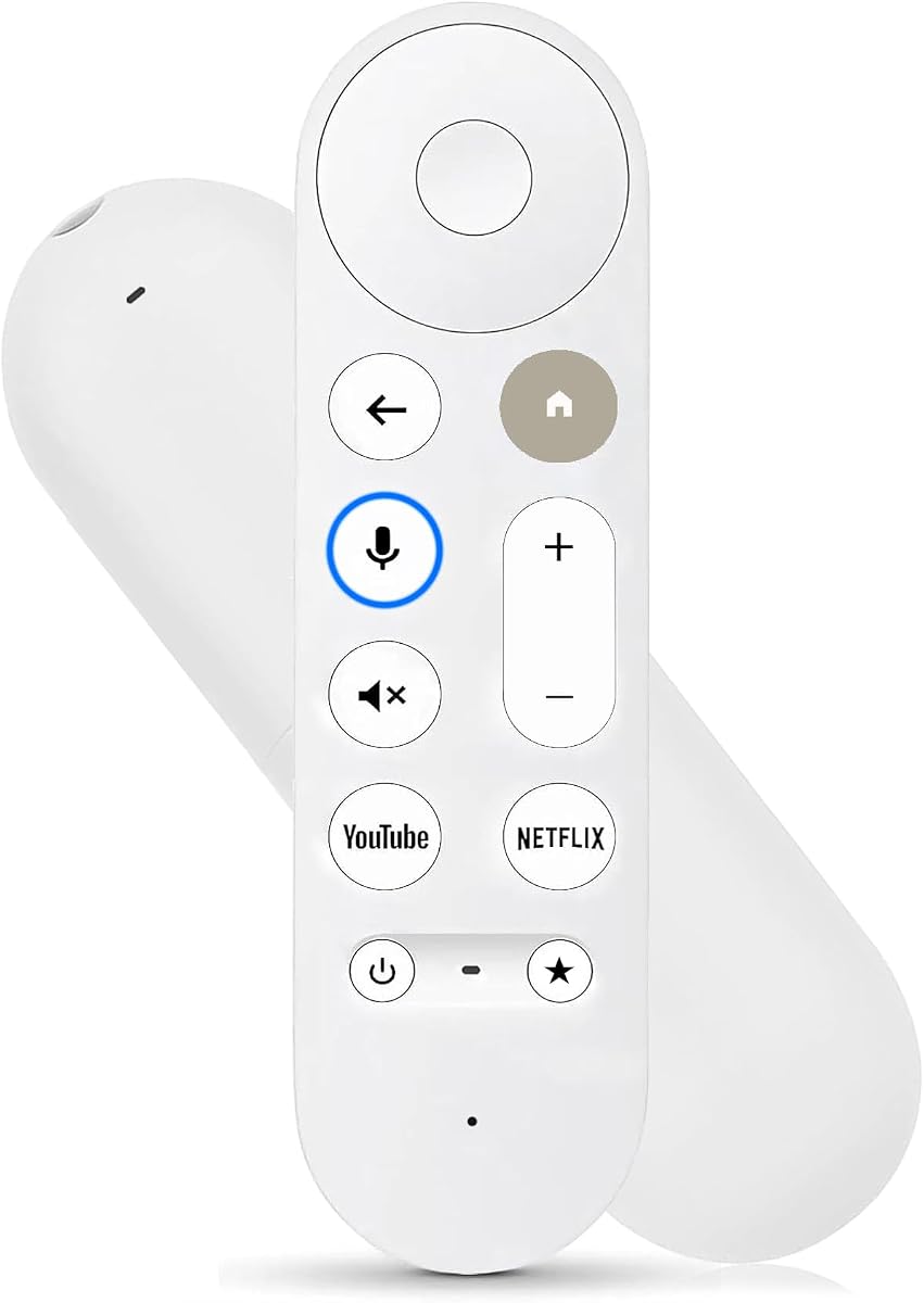 Upgrade New Replacemen Remote Voice Control Only for Chromecast-Google-TV 4K/ HD, for Google TV Streamer (4K) Box