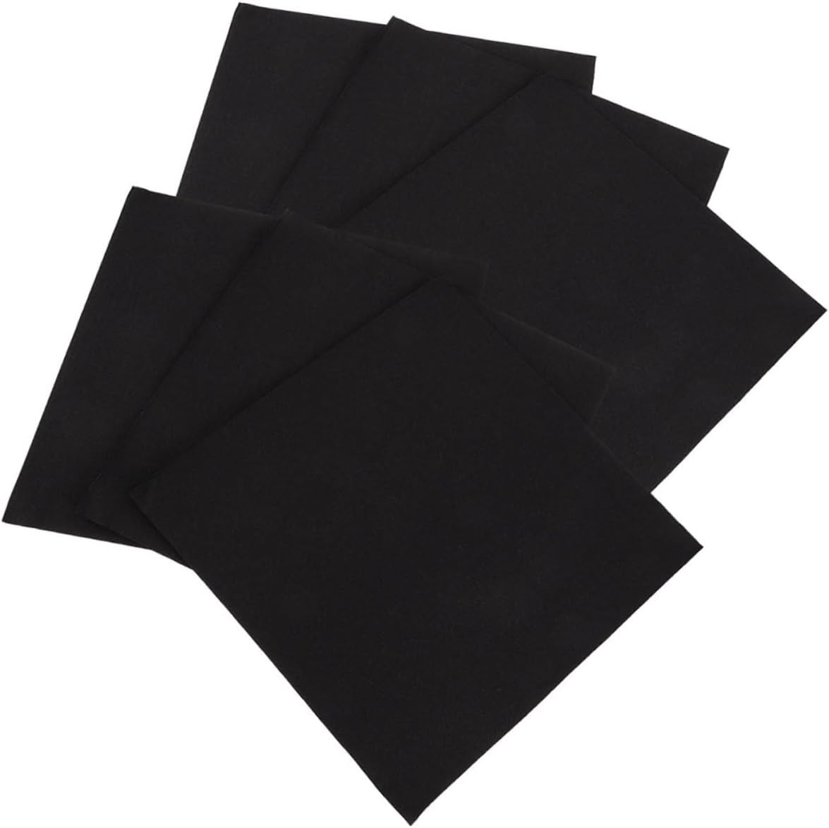 Zerodeko Disposable Paper Napkins Thickened Black Household Table Napkins 50pcs X 2 Pack Absorbent for Wedding Reception and Event Use