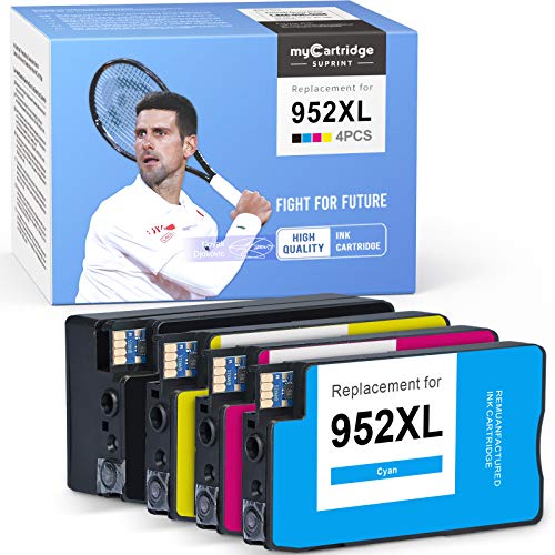 Get Discount Offer myCartridge SUPRINT Remanufactured Ink Cartridge Replacement for HP 952 XL 952XL use with 7740 7720 8710 8720 8702 8715 8740 8730 8210 8216 (Black Cyan Magenta Yellow, 4-Pack)