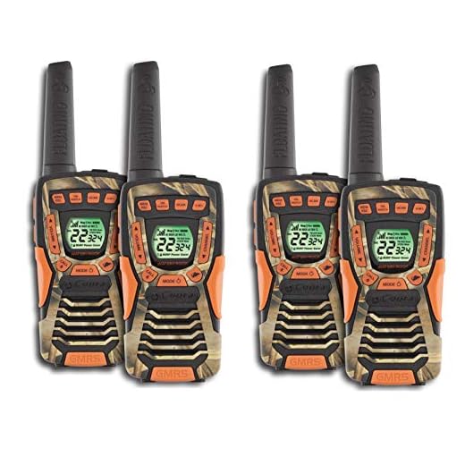 COBRA CXT1045R-FLT 37 Mi Waterproof Floating 2-Way Radio Walkie Talkies 4-Pack