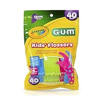 Algopix Similar Product 16 - GUM Crayola Kids Flossers 40 Each