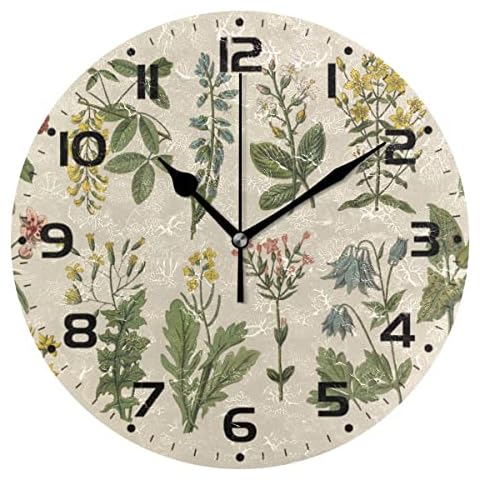Mnsruu Relojes de pared grandes estilo retro Cover