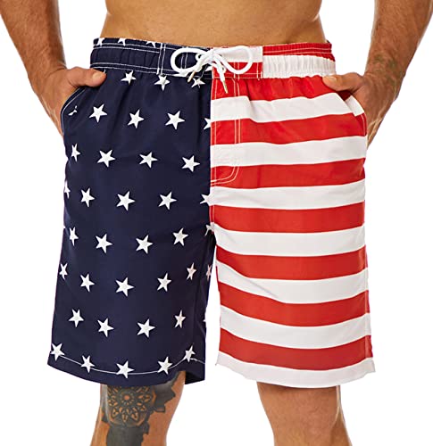 KAILUA SURF Mens Swim Trunks Long, Quick Dry Mens Boardshorts, 9 Inches Inseam Mens Bathing Suits with Mesh Lining