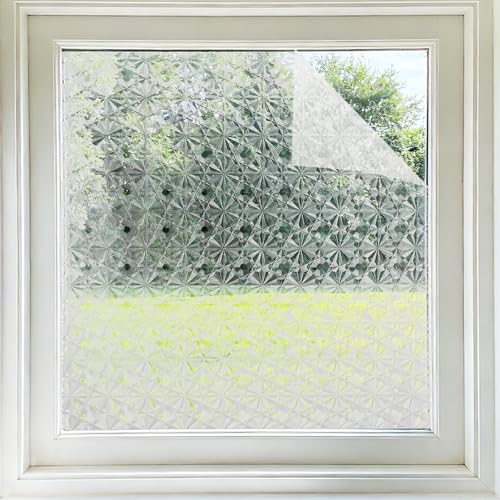 Película decorativa para ventana 39.4 x 7.9 pulg clara miniatura 1