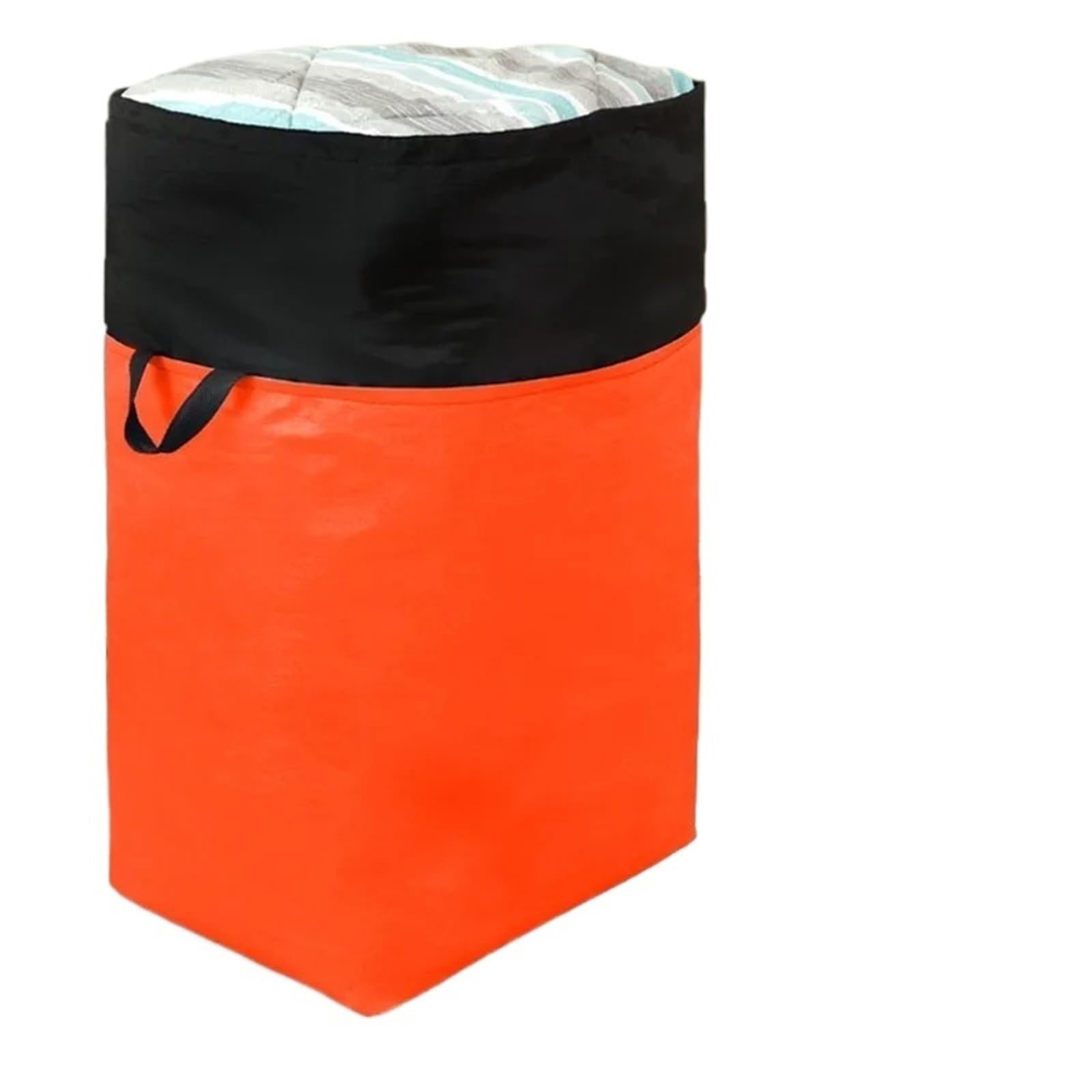 KIFSDLF Extra Large Capacity Thickened Waterproof Dustproof Bag For Quilt Storage Moving Packing Dormitory Organizing(Orange extra large 90 * 50 * 40cm)