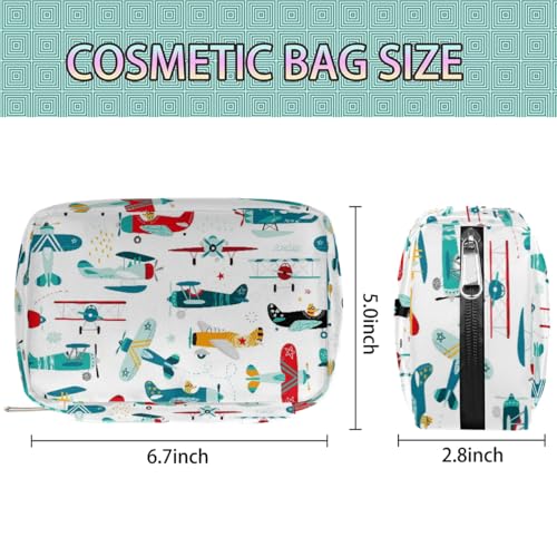 Kids Toiletry Bag for Boys, Cute Small Airplane Wash Bag for Teens Boys Waterproof Cosmetic Weekender Bag Toddler Traveling Toiletries2