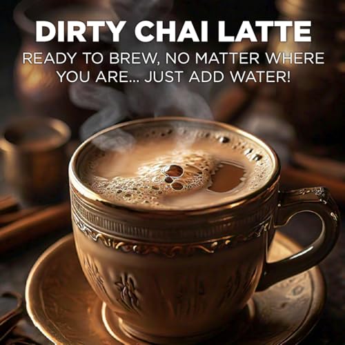 Image of Maud's Espresso Chai Tea Latte Instant Packets, 16ct | 100% Gourmet Blended Tea - Enjoy Hot or Iced Coffee, Instant Coffee Packets, Just Add Water