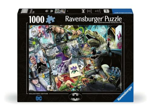 Ravensburger DC Collector's Edition Batman 1000 Piece Jigsaw Puzzle for Adults - 12000244 - Handcrafted Tooling, Made in Germany, Every Piece Fits...