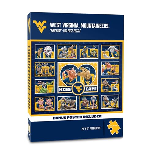 Image of YouTheFan NCAA West Virginia Mountaineers inchKiss Cam inch 500 Puzzle