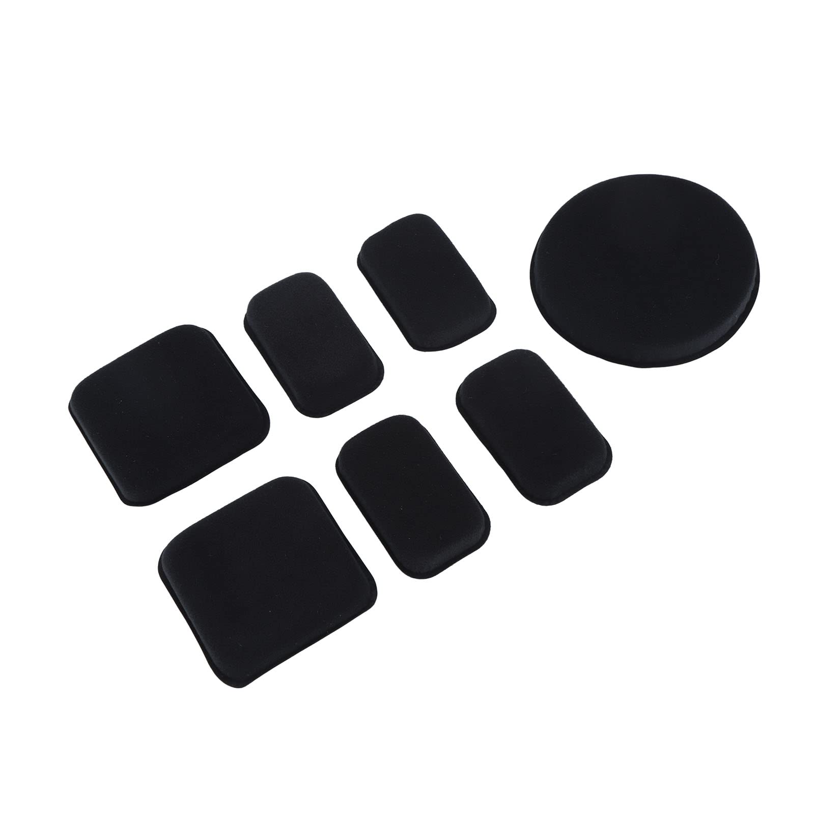 Helmet Protective Mat, Helmet Padding Kit Soft and Comfortable Wide Compatibility for Motorcycle (Black)