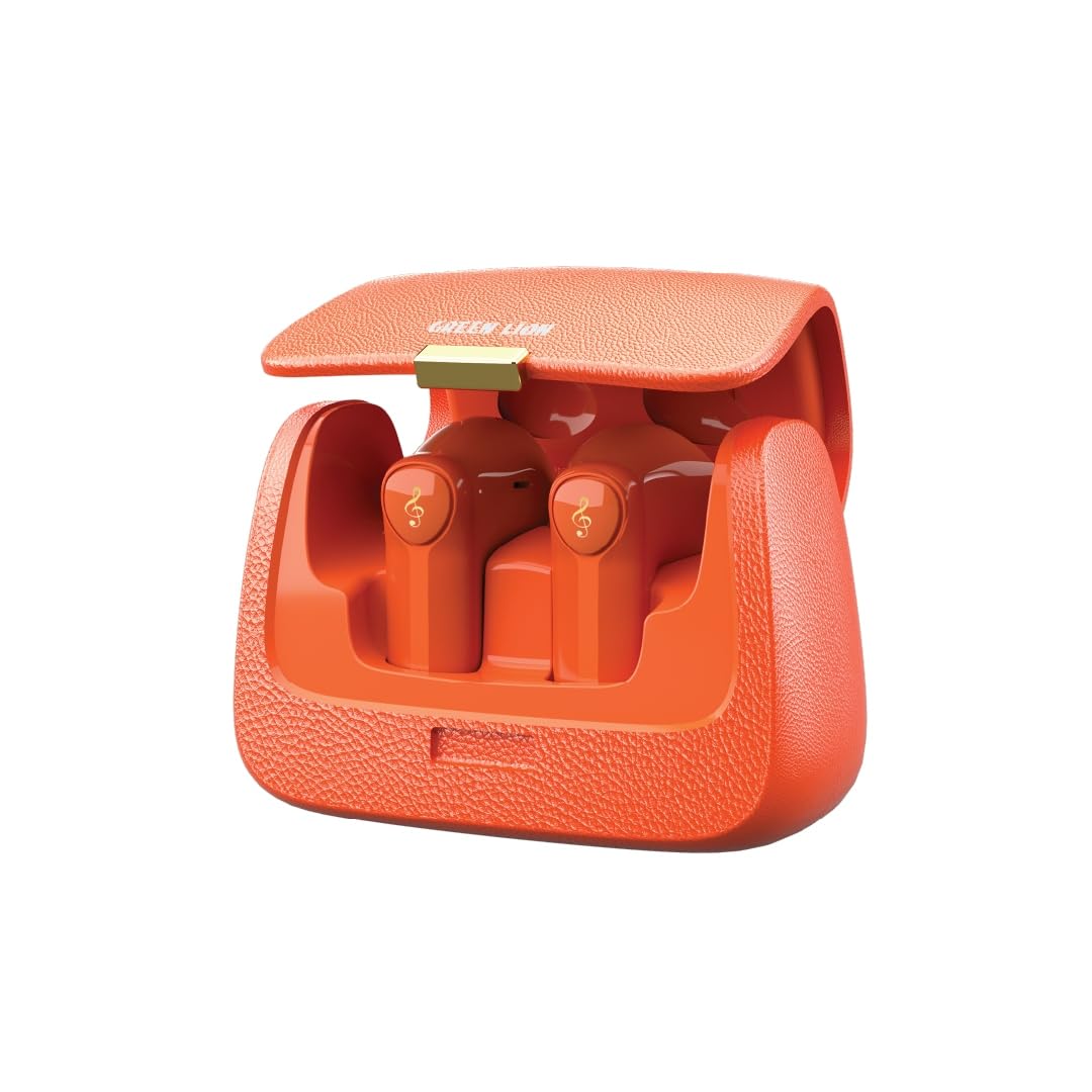 Green Lion Queen's True Wireless Earbuds - Orange