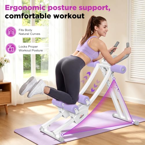 Image of RELIFE REBUILD YOUR LIFE Dual Track Ab Machine, Exercise Equipment