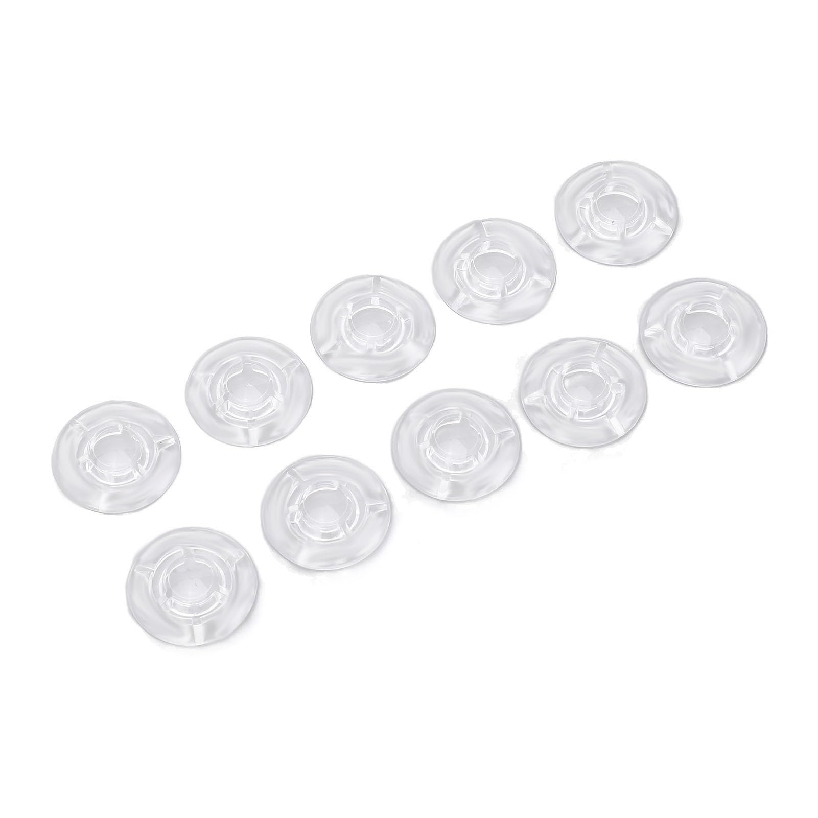Pedal-Fußschalter-Aufsatz, 10 Stück, ABS-Kunststoff, Gitarren-Effektpedal-Fußschalter-Aufsatz, Transparent, für Alle Effektpedal-Spikes mit 10 Mm Durchmesser