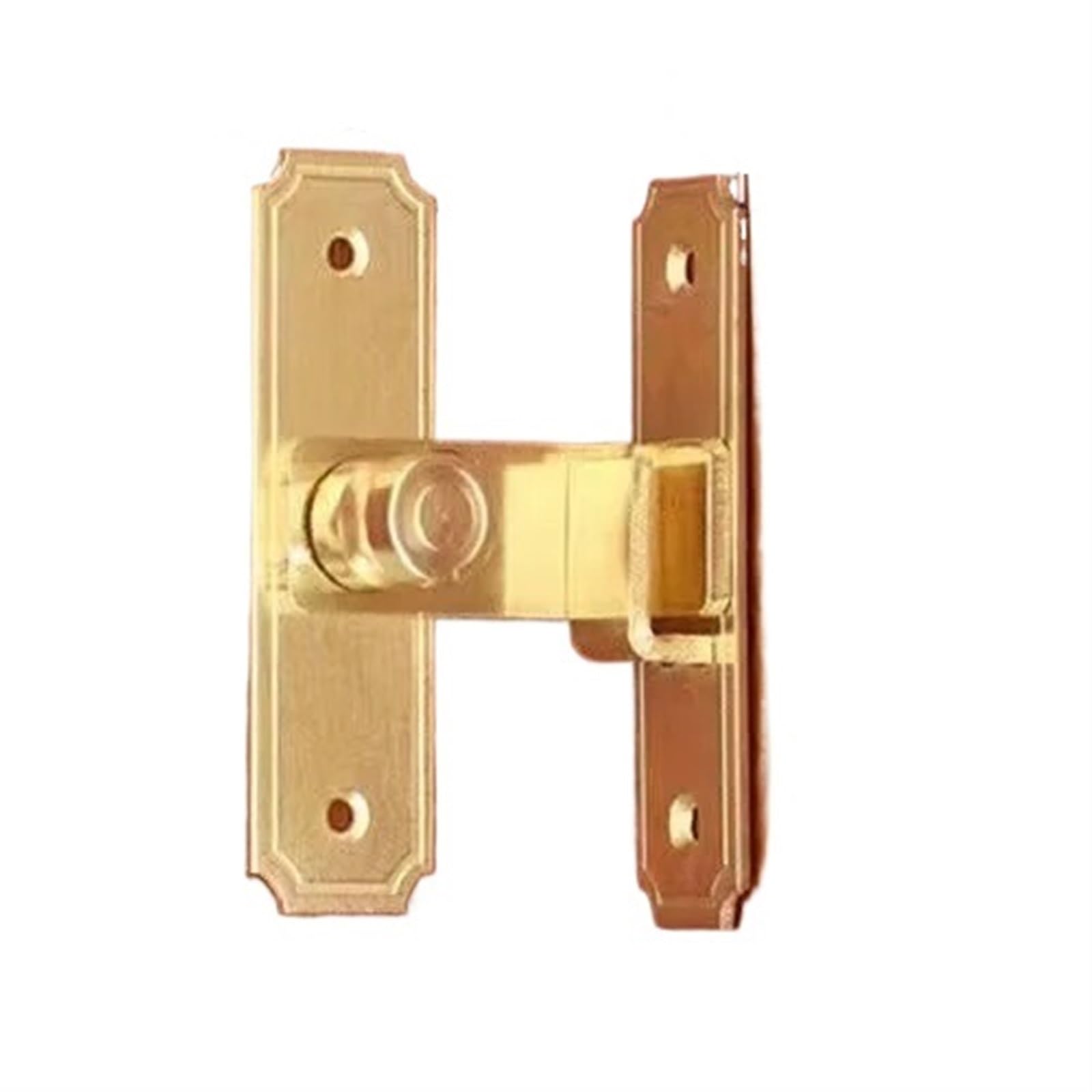 Door Bolt Lock Guard Latch 90 Degree Brass Toggle Barn Gate Wine Cabinet Window Multicolor(Gold)
