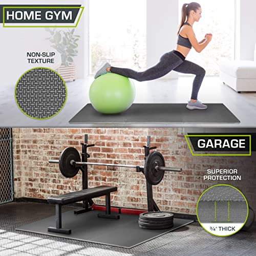 ProsourceFit Extra Thick Puzzle Exercise Mat ¾” and 1", EVA Foam Interlocking Tiles for Protective, Cushioned Workout Flooring for Home and Gym Equipment – Image 4