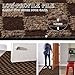 AYOHA Runner Rug 2' x 8' Indoor/Outdoor Carpet Runners, Hallway Kitchen Entryway Bedroom Area Rugs with Natural Non-Slip Rubber Backing, Garage mat, Checkered Brown Custom