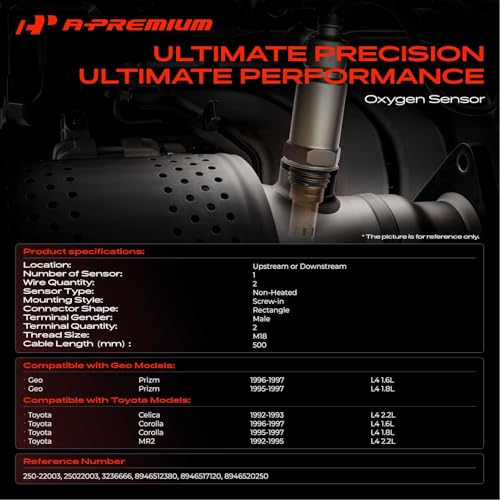 Sensor de Oxígeno A-Premium para Toyota y Geo Prizm miniatura 2