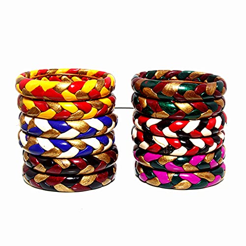 Suprimo Fashion Bangles Rajasthani Handmade Multi-Colour Lac Kada Bangles Sets of 6 Colour for women & girls (B09FNXV8JV) Amazon Price History, Amazon Price Tracker