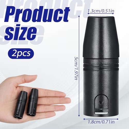 Adaptador XLR a 3.5mm, pack de 2 unidades miniatura 2