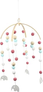 Toyvian 1 Conjunto De Cama Sino Carrilhão De Vento Berço Para Bebê Carrilhão De Vento De Madeira Decoração Do Quarto Miú Berço Pendurado Ornamento Berço Do Bebê Pingente Foto Prop