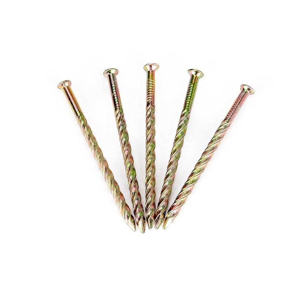 Clavos de Cemento,Clavos de Pared Tachuelas Clavos Clavos for pisos de acero inoxidable, clavos retorcidos, clavos roscados, clavos for quilla, clavos for carpintería(Stainless Steel*1.5 Inch)