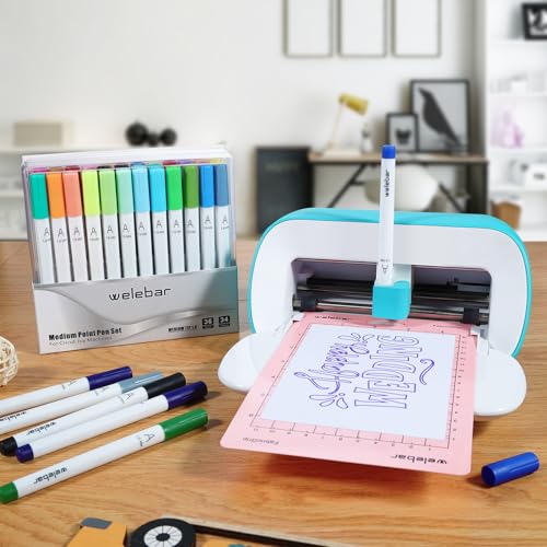 Welebar 1.0 Tip Marker Pens for Cricut Joy/Joy Xtra, 36 Assorted Medium Point Pens for Writing Drawing - Image 2
