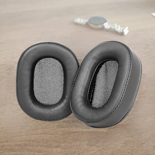 Almohadillas de repuesto cómodas compatibles con audífonos PSB M4U1 M4U2 con cuero más suave y espuma de alta densidad miniatura 6