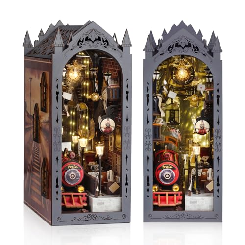 Foyucool Magic Train Station Book Nook Kit — DIY book nook kit