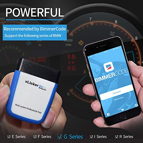 OBDII Bluetooth Vgate vLinker BM para Android e iOS 6