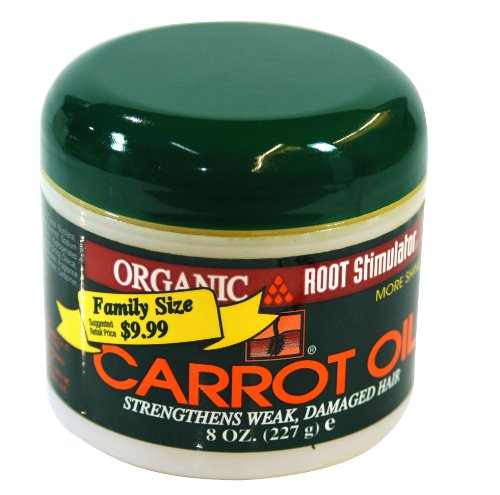 Organic Root Stimulator Carrot Oil, 8 oz (Pack of 2)