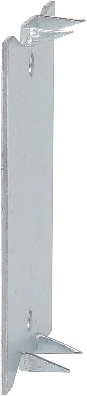 100PCS 2.5 x 1.5 Inch Nail Plate for Wood Studs, Metal Cable Protector Plate Safety Nail Plates with Sharp Pointed Prongs, Steel Cable Wire for Protecting Plumbing and Wiring