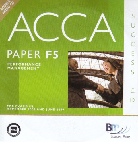 Amazon.com: ACCA - F5 Performance Management (Success CD ...