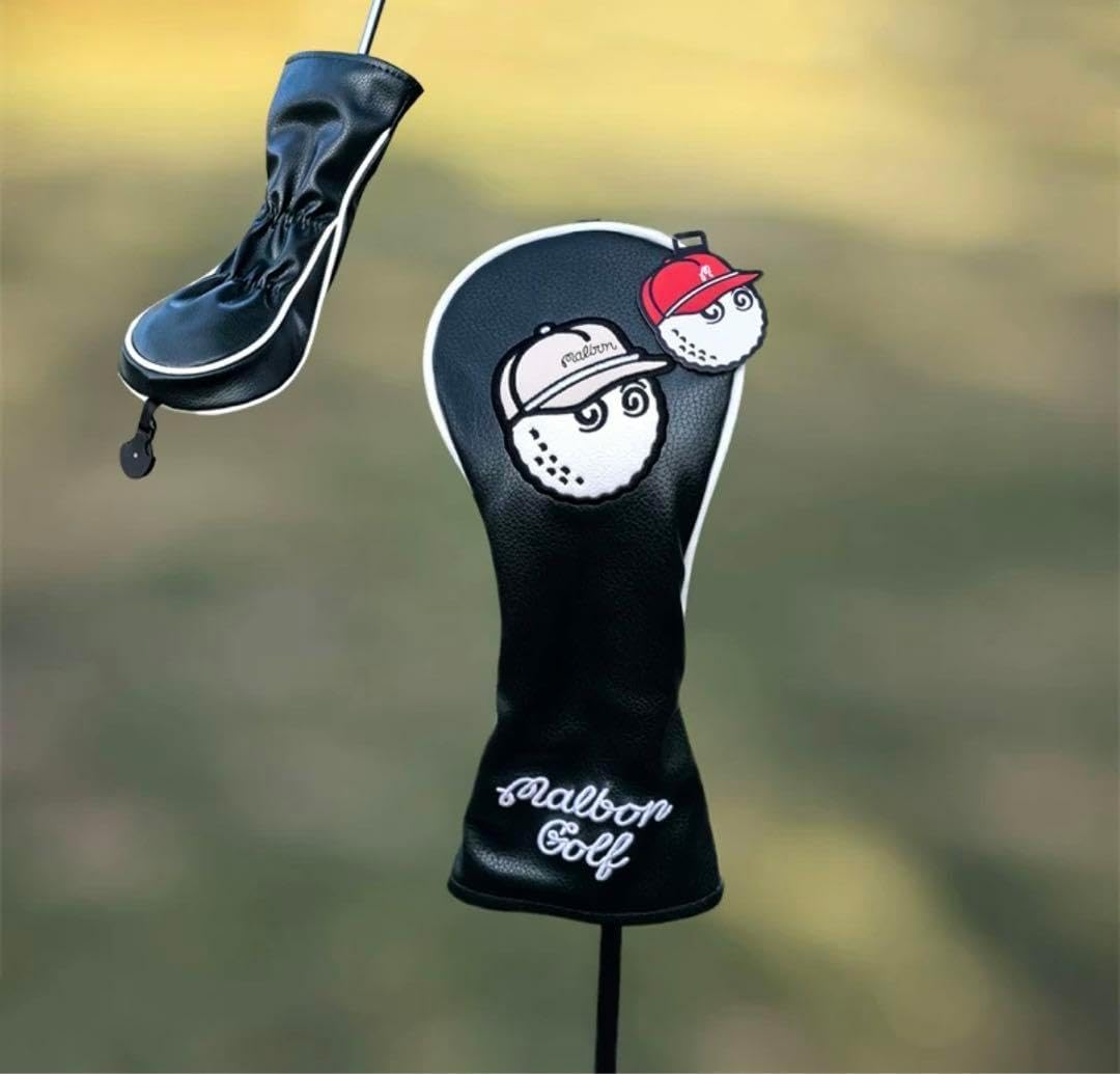 シーズン 4点セット】 立体感カッコいいマルボンゴルフクラブカバー
