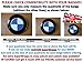 SuperWrappz BLACKOUT Your Badge Emblema Superlay para BMW Sticker VINYL en fibra...