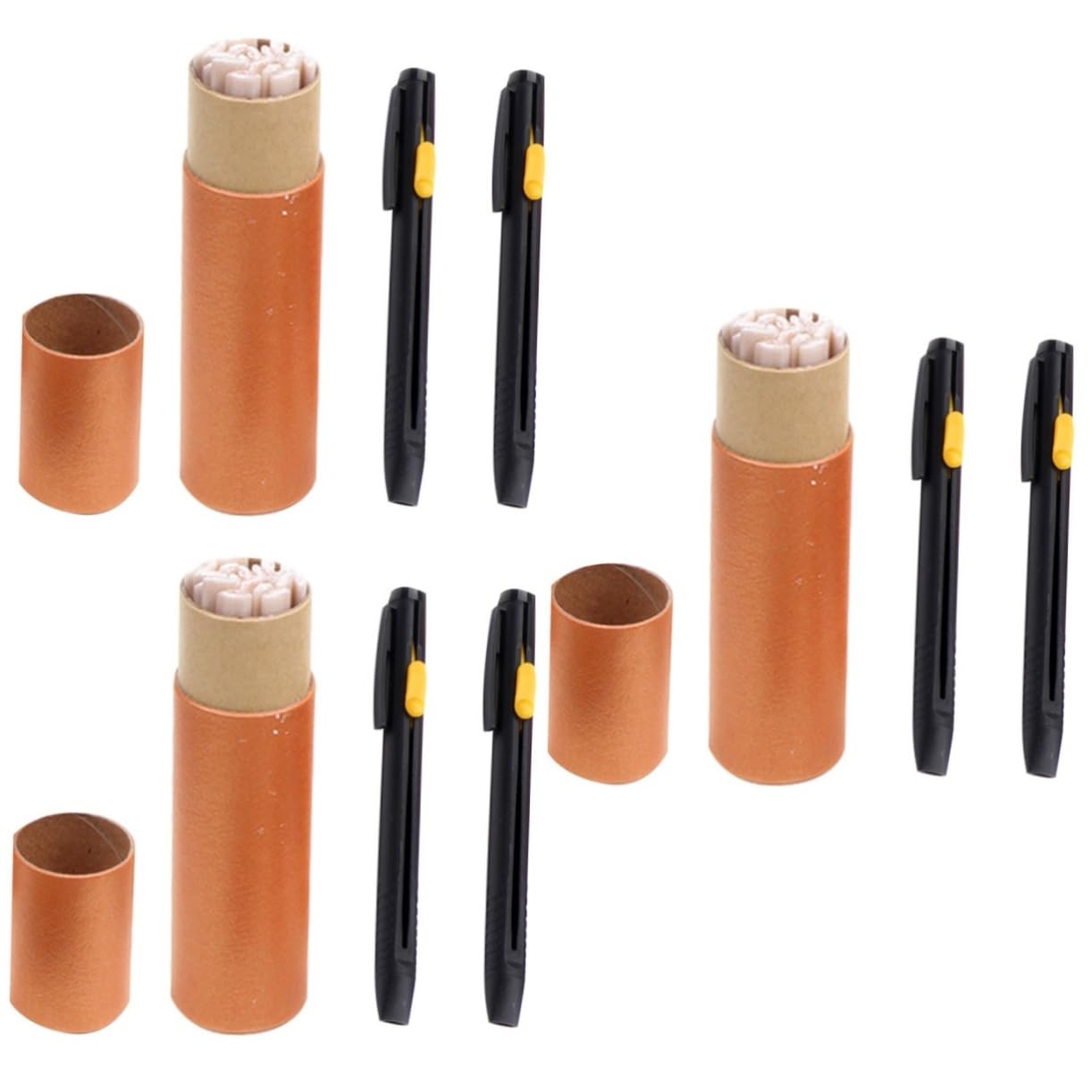 3 Sets Ergonomische Schneiderkreide Nicht Abfärbender Stoffkreidestift Glatte Linienzeichnung Nähzubehör Nähwerkzeug-set 20 Stück * 3