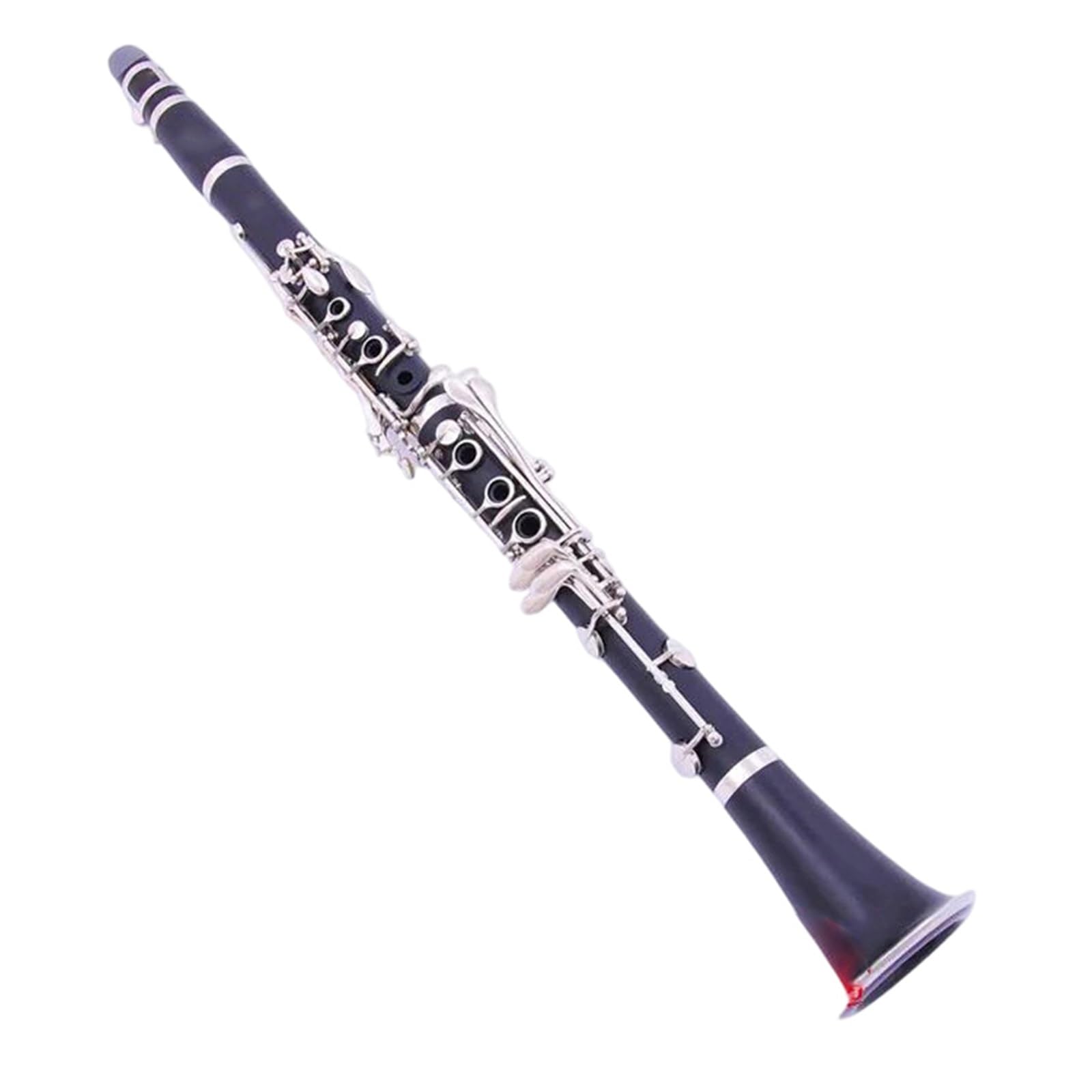 Instrumentos De Viento Madera En Si Bemol Tubo Negro Para Clarinete Con Estuche Y Accesorios