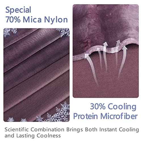 Topcee Cooling Blanket (90"x90"Queen Size) for Hot Sleepers and Night Sweats,100% Oeko-Tex Certified,Arc-Chill Q-Max >0.5 Cool Fiber,Ultra Cold Breathable,Comfortable, Hypo-Allergenic, All-Season.